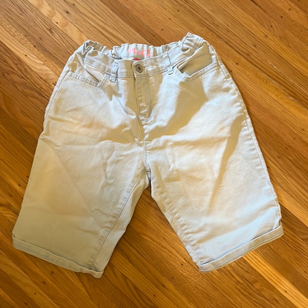 long jean shorts